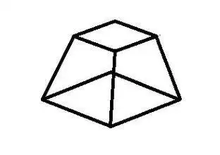 不规则梯形物品简笔画