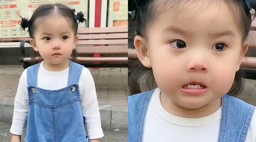 高颜值萌娃生气咬牙切齿,简直戏精附体啊!