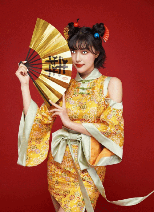 恶搞,国潮蜥蜴人美女