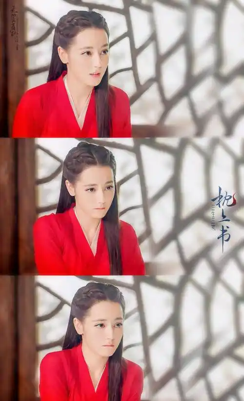 迪丽热巴的红衣古装造型,白凤九,烈如歌,狐妖小红娘,都好美啊_红色