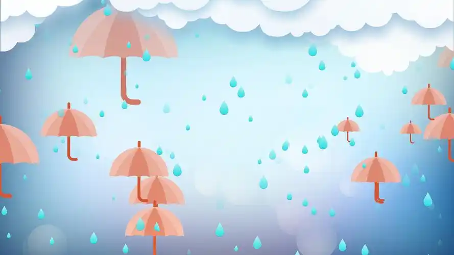 温馨卡通太阳马路房屋舞台主题背景卡通城市背景