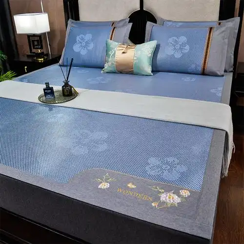 凉席夏季草席家用学生宿舍单人冰丝凉席夏天藤席子夏季裸睡一席两用