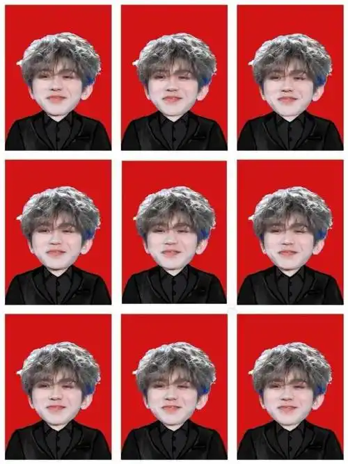 蔡徐坤证件照#蔡徐坤