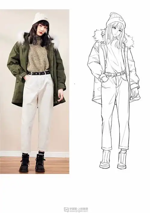 作业:漫画人物服饰怎么画好看?