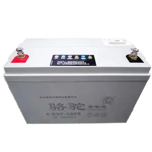 骆驼camel电动汽车铅酸维护蓄电池6evf100动力电瓶蓄电池