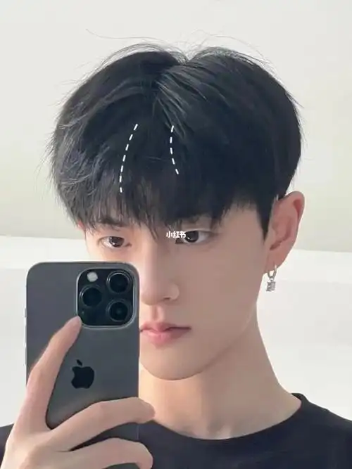 男生发型设计93韩式自然碎盖97适合大部分男生脸型烫发发9797