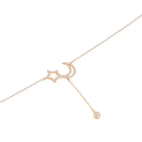 新加坡官网chomel锁骨项链女纯银小众设计感潮网红ins简约气质