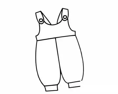 裤子简笔画图片