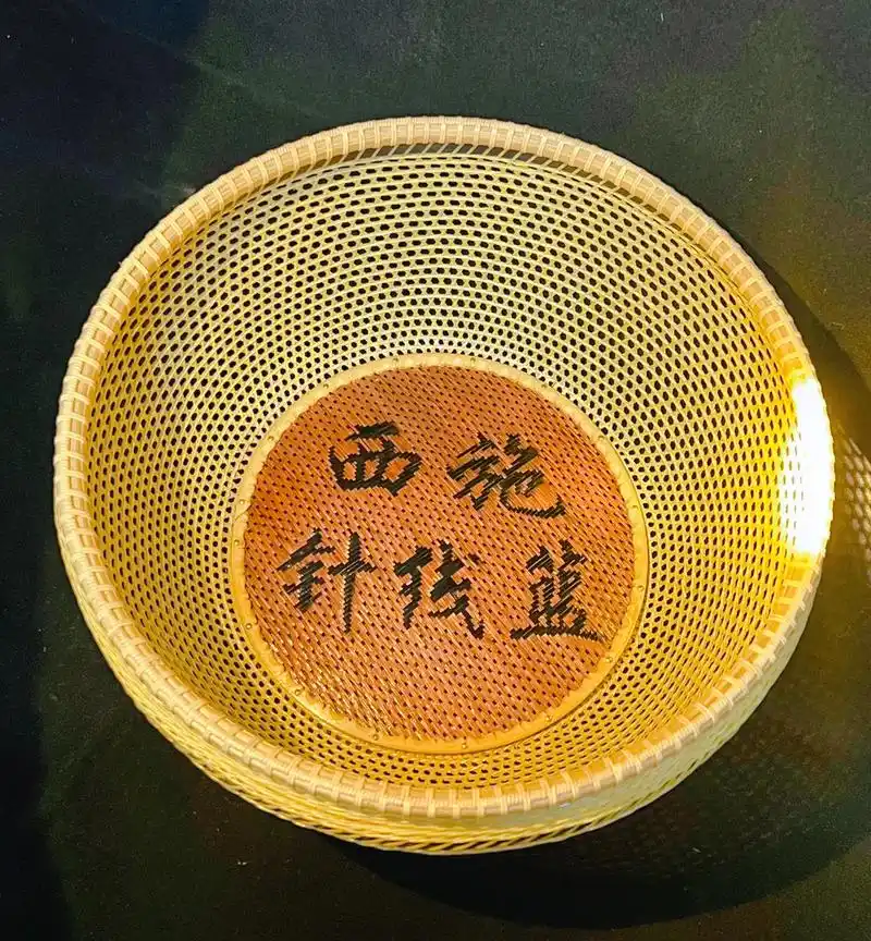 西施针线篮#竹制品 #非遗 #传统手艺 #纯手工打造 #竹编 - 抖音