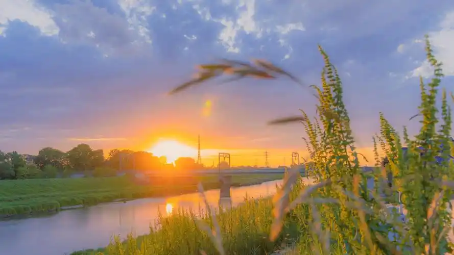 美妙绝伦的夕阳美景