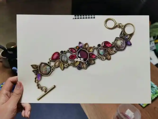 2022no33彩铅手绘首饰之西域手链