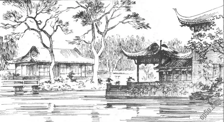 精品·西南[0599]钢笔画及园林效果图表现作业及答案[20p]