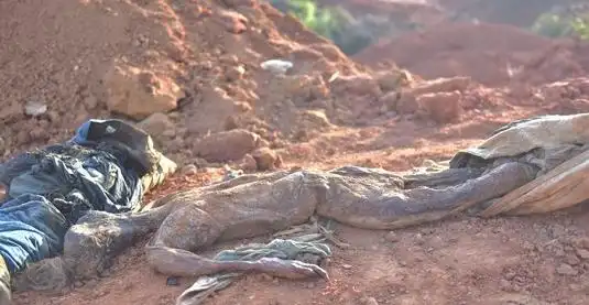 张家界工地挖出古装女干尸 身体未完全腐烂