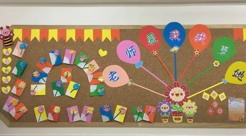 贺卡送完了,我们要把我们漂亮的贺卡贴到我们墙上去,让我们教室更漂亮