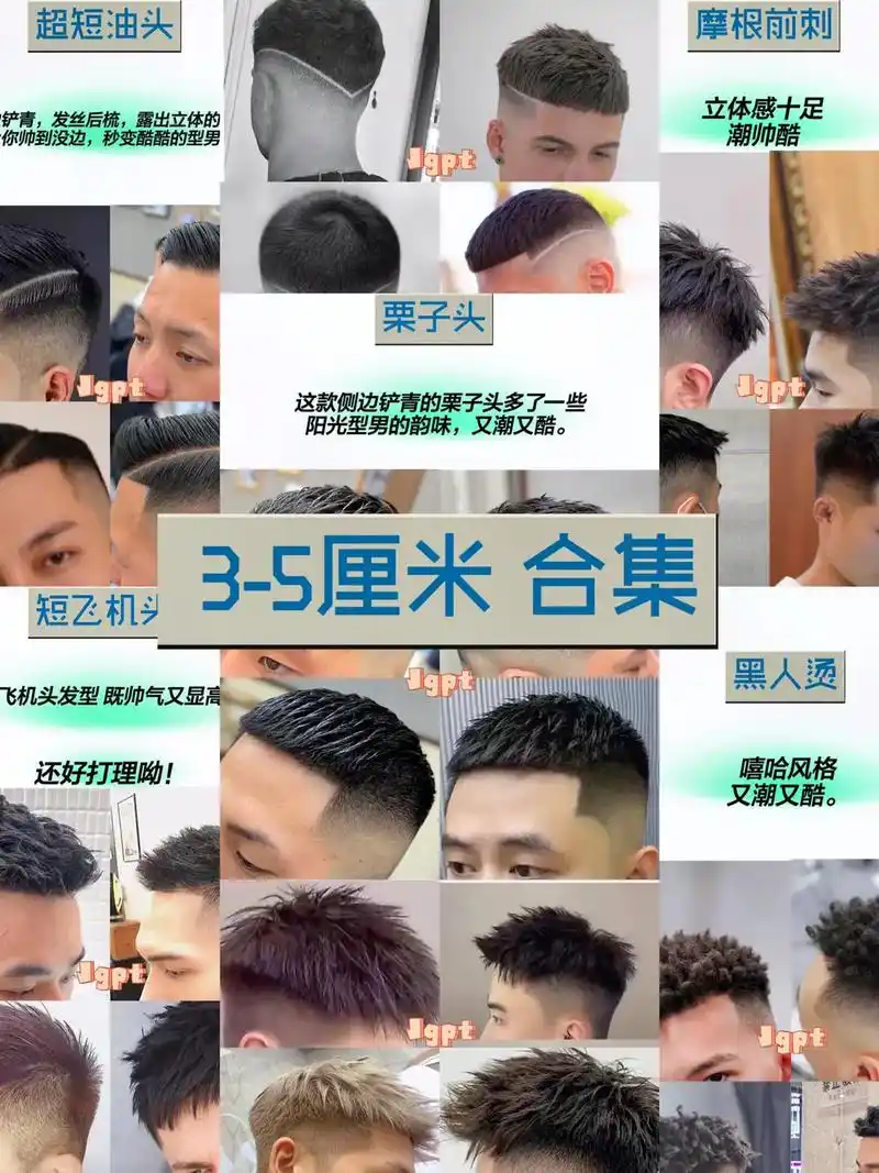男士28款3-5厘米发型推荐 男生清爽干练短发 越剪越帅秒变 - 抖音