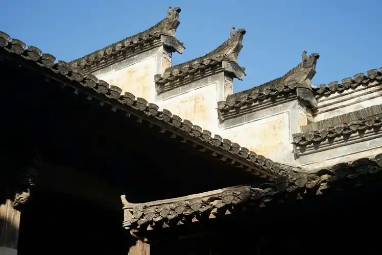 青砖黛瓦马头墙徽州秋游(三)