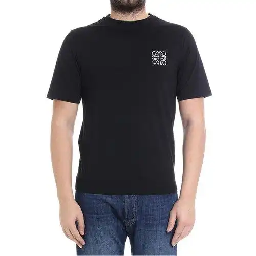 【18春夏】 loewe/罗意威 男士短袖t恤 棉 圆领 印花 黑色 3268