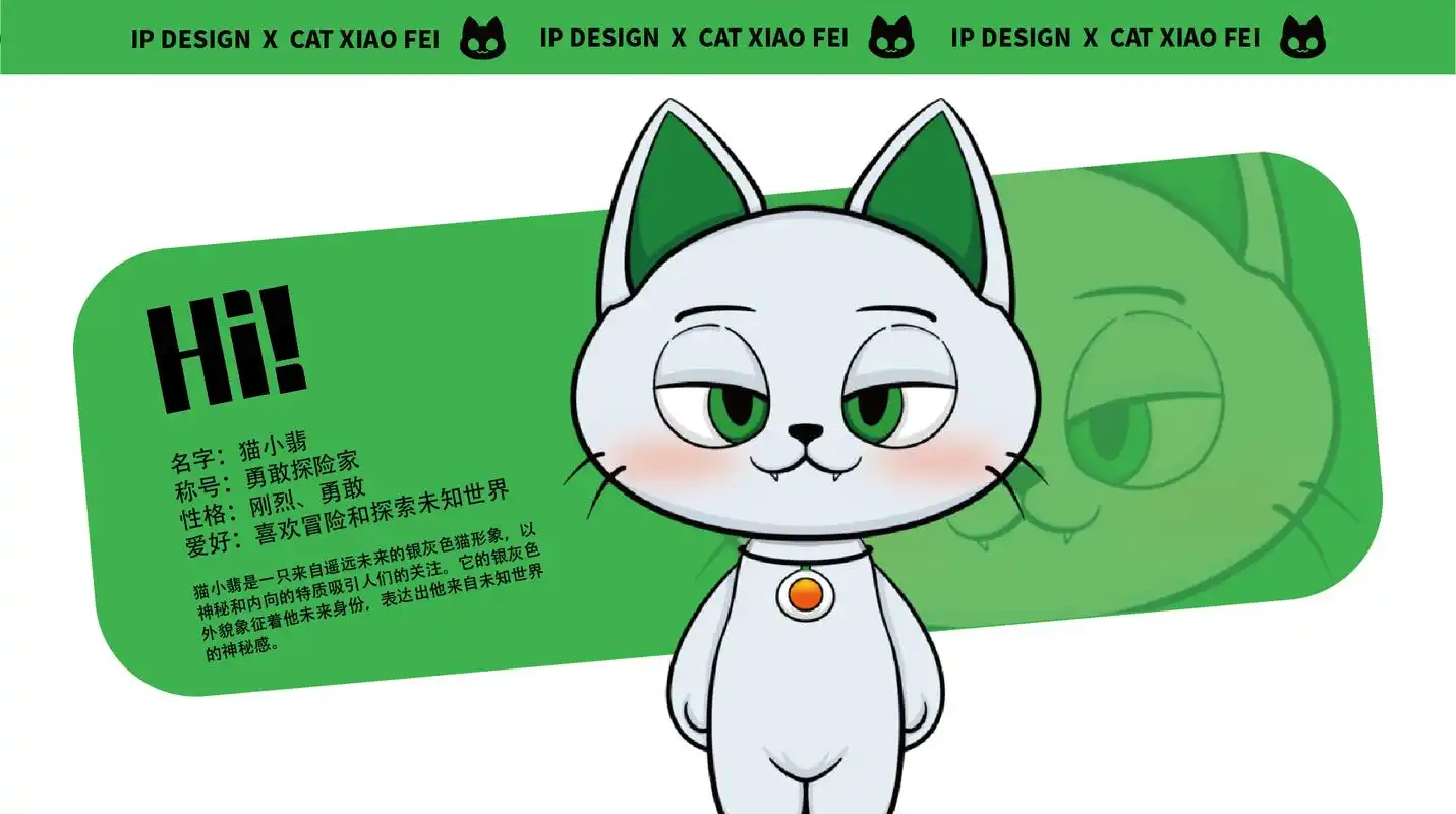 卡通动漫形象设计|猫小翡