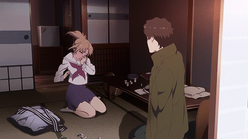 动漫gif女孩gif搞笑gif逃跑gif