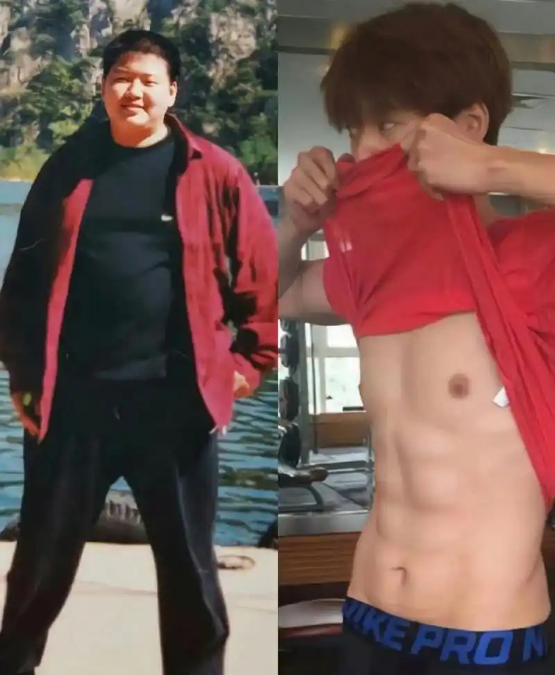 原来魏大勋之前也是个220斤的胖子啊,是什么原因让他瘦成右边这个样子