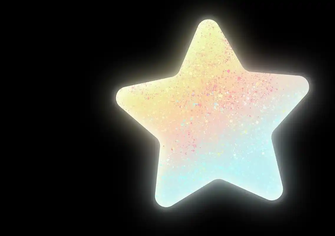 教程我分享下我怎么画一颗星星图