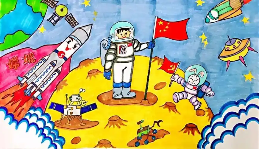 步骤3:百年辉煌,嫦娥登月