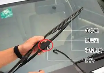 雨刮器结点位置图解,在哪个位置?