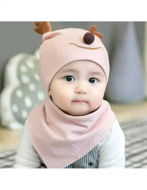 三个月宝宝帽子冬款