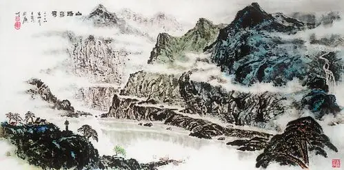 王泉(汕尾) 山路弯弯 中国画