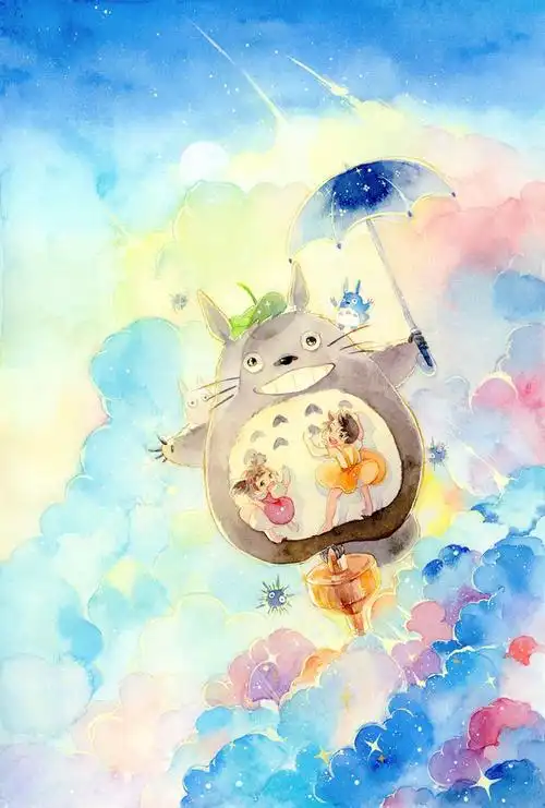 超经典的龙猫同人创作