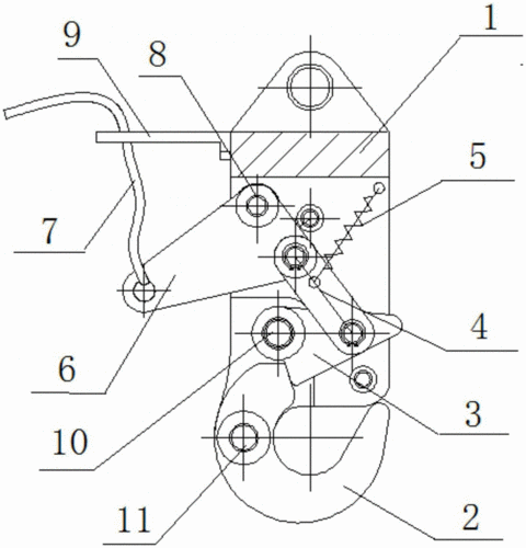 cn106829731a_一种自动脱钩装置有效
