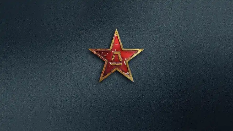 创意八一军徽高清桌面壁纸