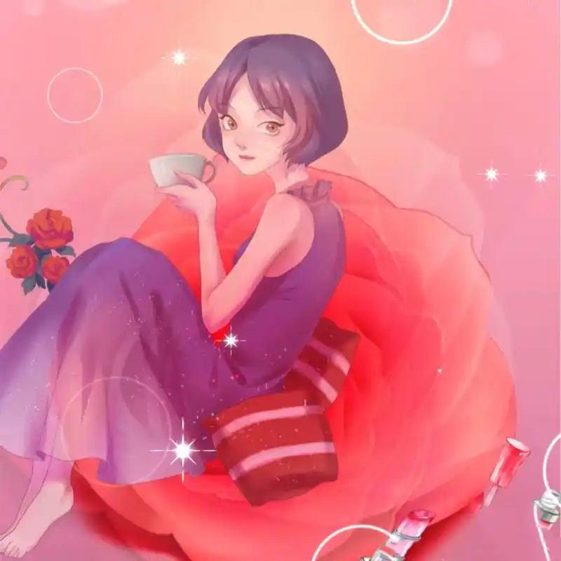 旺事业的头像96 一套搭配起来:紫色红色调为主,大红大紫,九紫大运