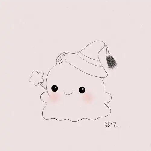 小幽灵简笔画朋友们万圣节准备去哪儿玩