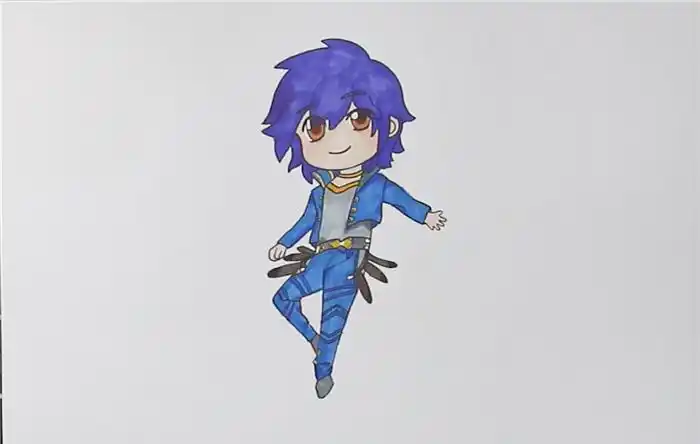 斗罗大陆唐三简笔画