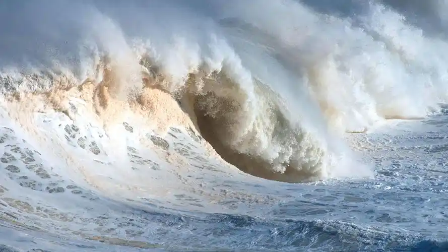 波涛汹涌的大海,高清图片,电脑桌面-壁纸族