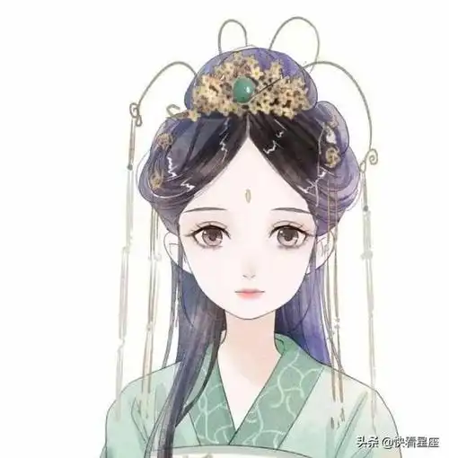 十二星座女古风头像,南风过境不如你倾城一笑