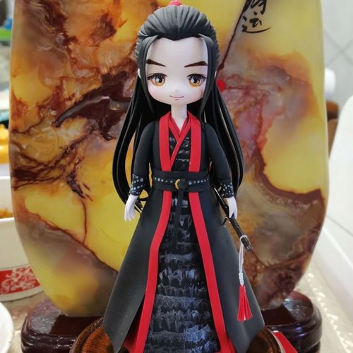 黏土手办 真人转q版粘土娃娃 陈情令周边 肖战魏无羡古风国风摆件【4