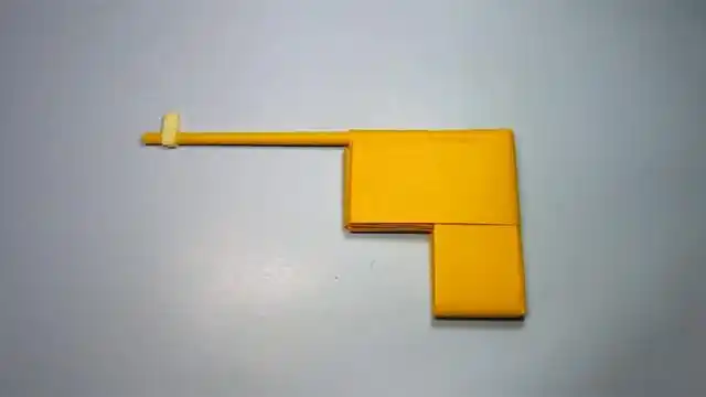 儿童手工折纸手枪,简单的小手枪折法视频,diy手工制作