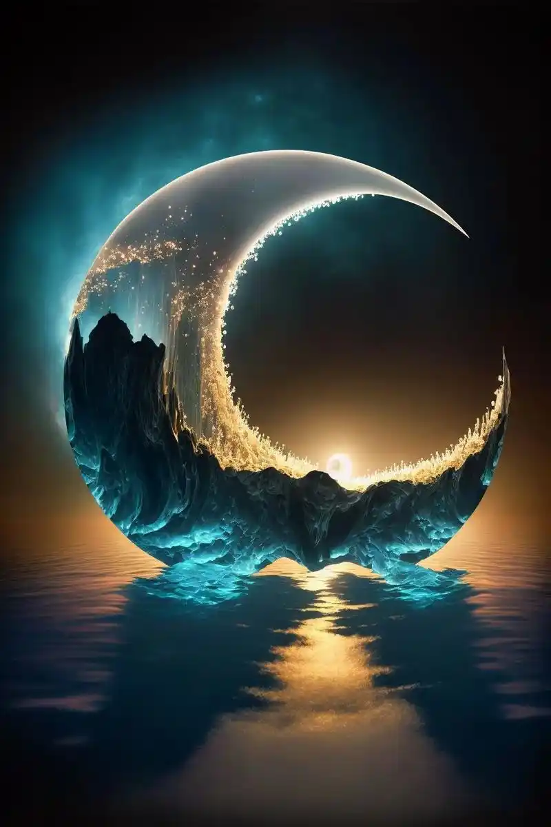 唯美星空.愿我如星君如月,夜夜流光相皎洁.#图文伙伴计划 # - 抖音