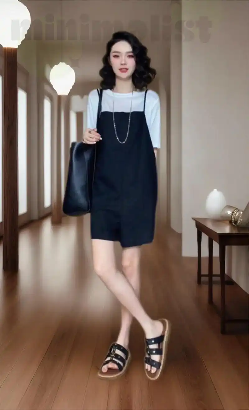 宝子们98,这套夏装搭配简直太时尚啦78!韩系女装