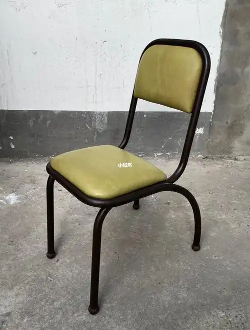 牛油果05色的民国老上海摩登钢管椅