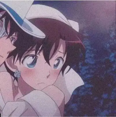 工藤和小兰的情侣头像