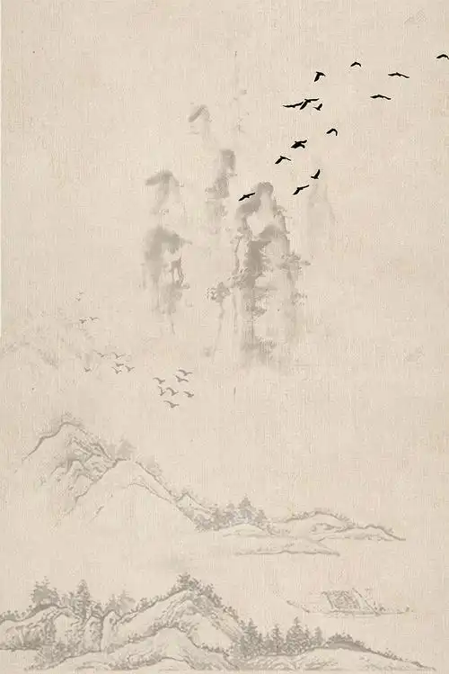 淡雅水墨古风背景