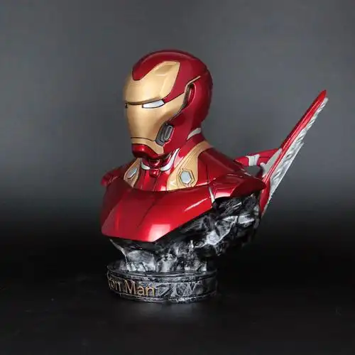 复仇者联盟钢铁侠mk50半身胸像手办模型雕像摆件手办