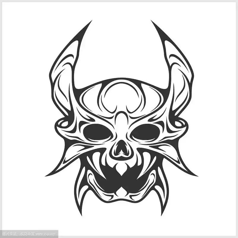 白色的恶魔骷髅