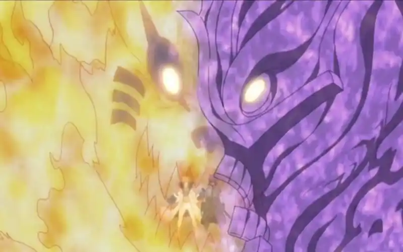 鸣佐须佐九尾两次合体cut