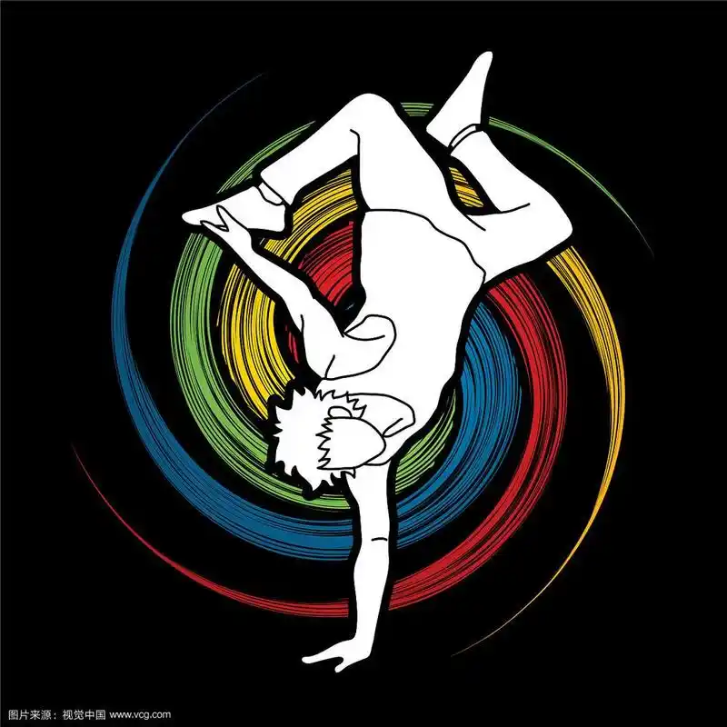 街舞b男孩跳街舞动作