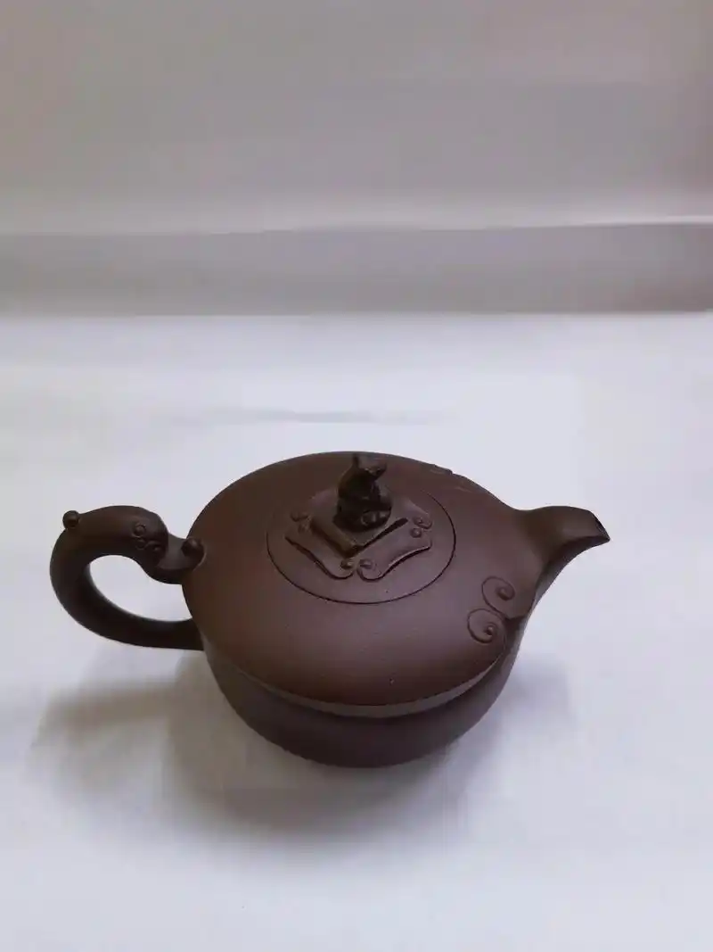 中国工艺美术大师中国陶瓷艺术大师季益顺望子成龙紫砂壶容量300cc