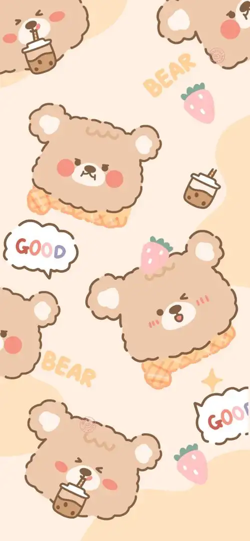 分享一组全面屏手机壁纸手绘 插画 可爱壁纸无水印 | cr seoulanchic